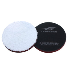 FarTryGo microfiber cutting pad 5-inch front view for precise paint correction