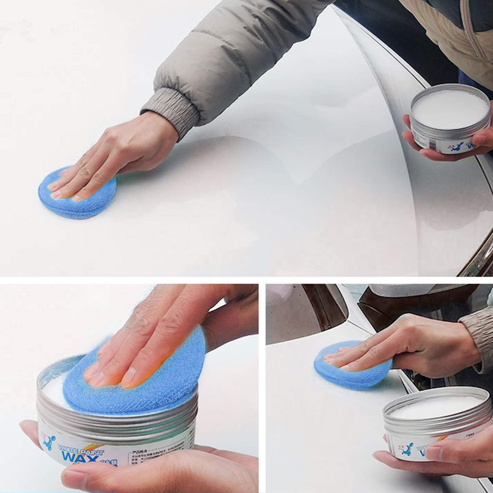 Fasmov interior cleaning pad blue ideal for dashboard and leather maintenance