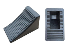 Fasmov nonslip, oil-resistant wheel chock enhances traction for parked cars and trailers.