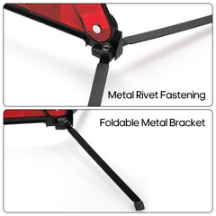 Fasmov triangle night reflector red surface enhances visibility in low light