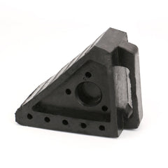 Fasmov wheel chock with built-in handle enables easy placement and positioning.