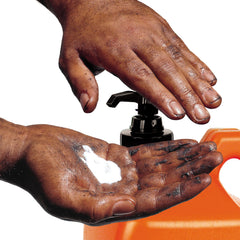 Fast Orange 23217 foamy lather on hand delivering deep-cleaning action