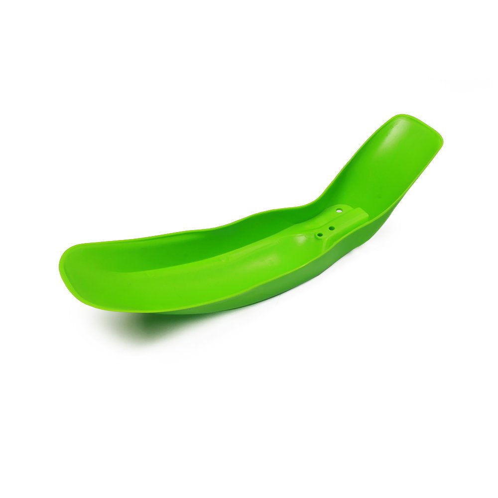 Fast Pro ABS front fender fairing improves splash protection on KLX110