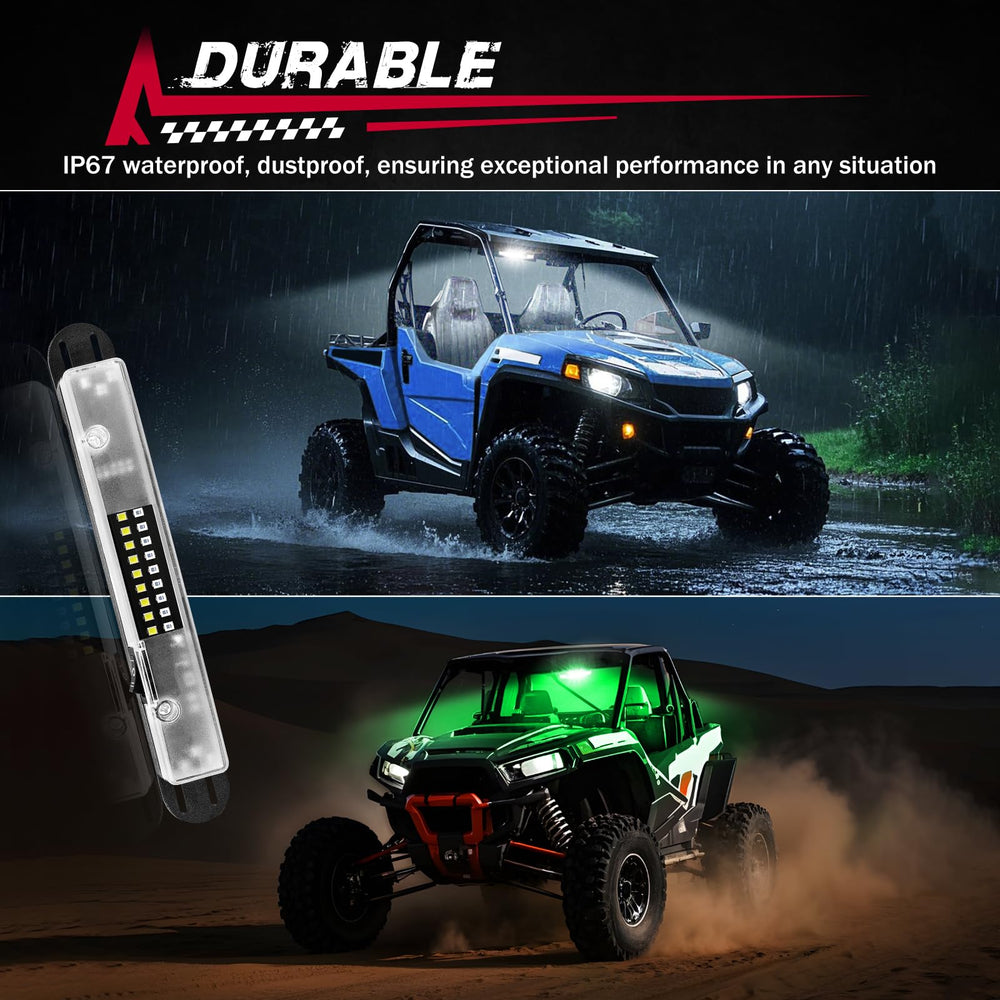 Fastchoy Auto magnetic base and Velcro strap offer quick secure mounting.