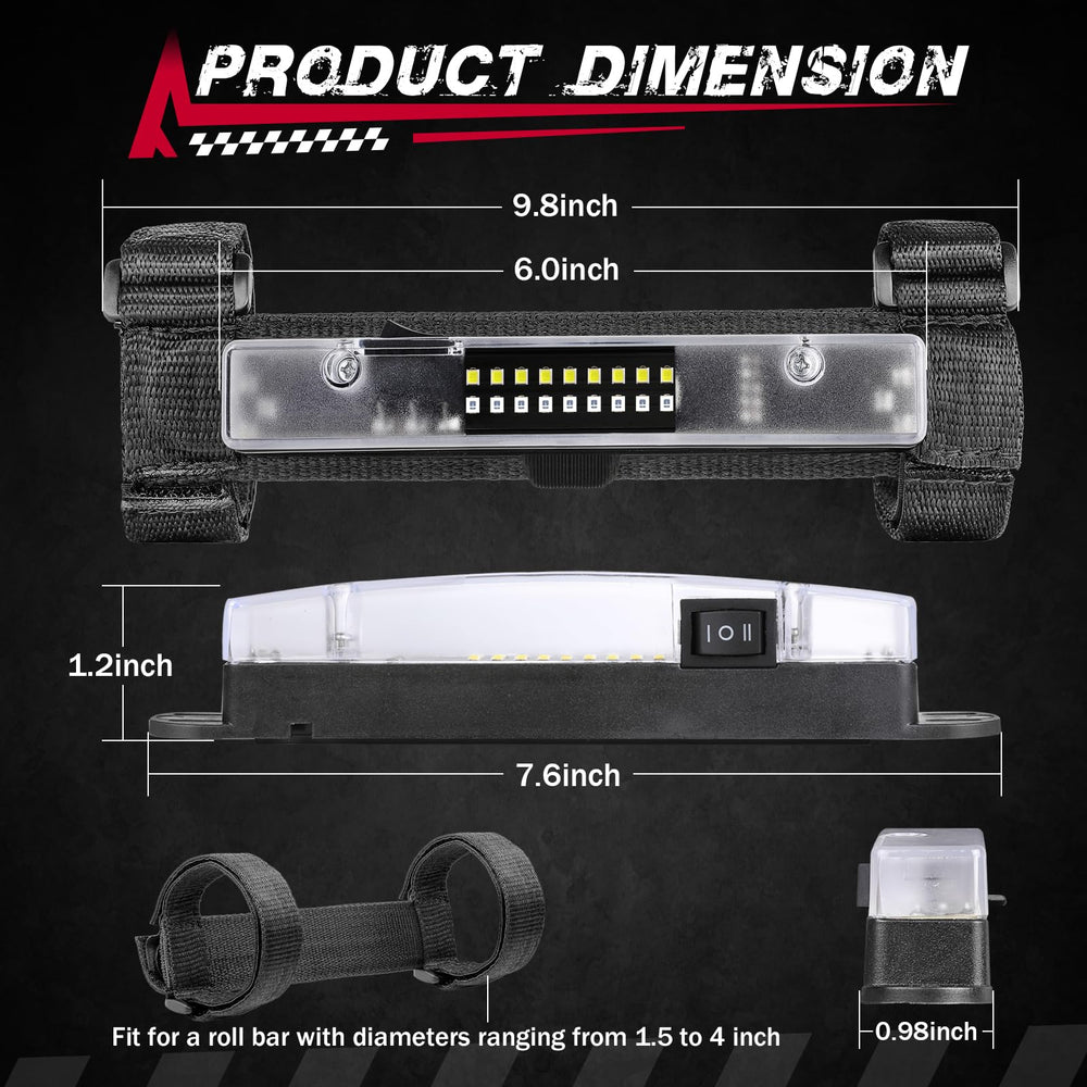 Fastchoy Auto UTV interior dome light in green mode for hunting and protection.