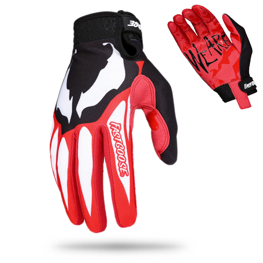 FASTGOOSE dirt bike gloves show dexterity with a breathable back for smooth control.