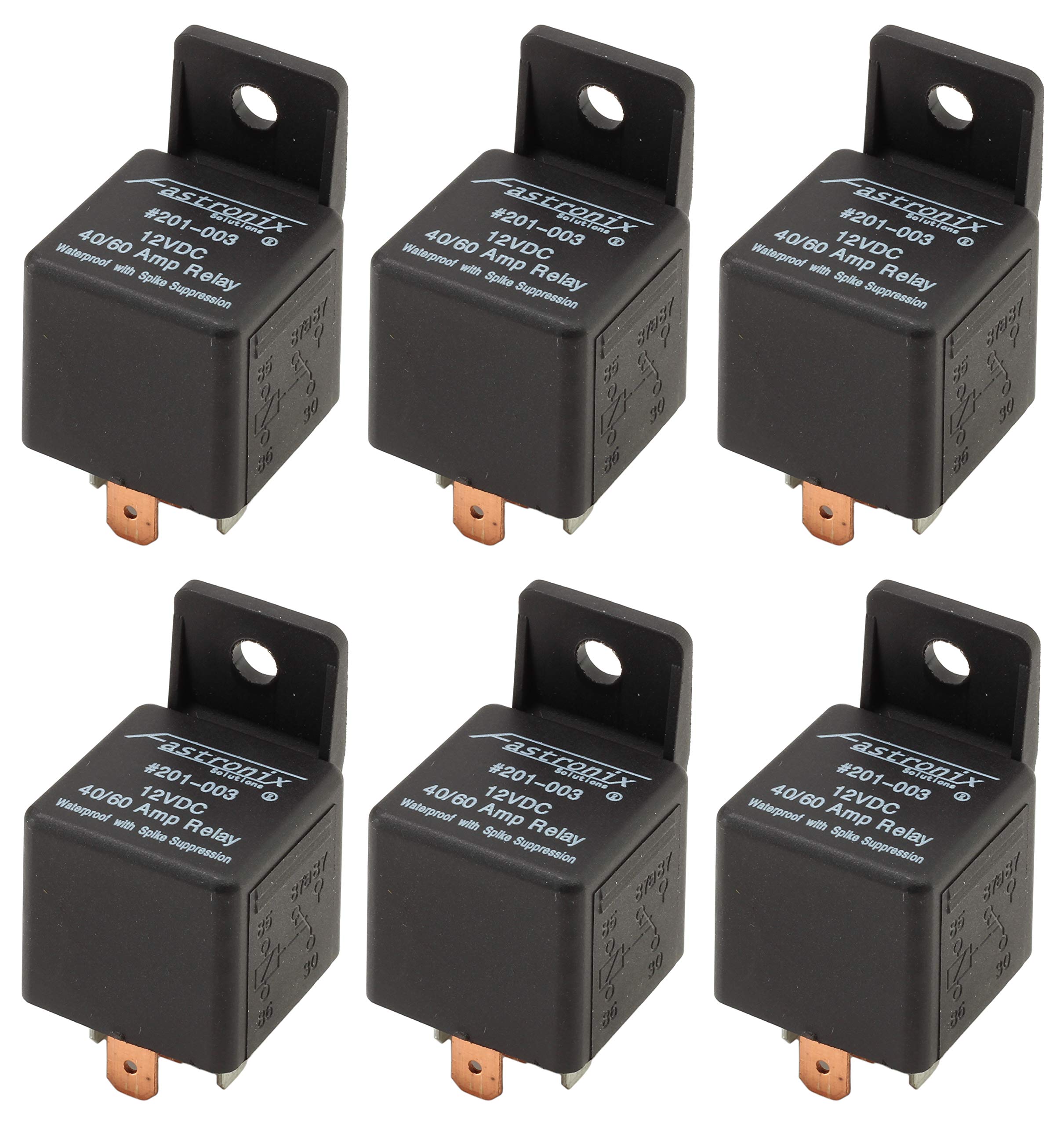 Fastronix 40/60A waterproof relay in a sealed case for harsh environments.