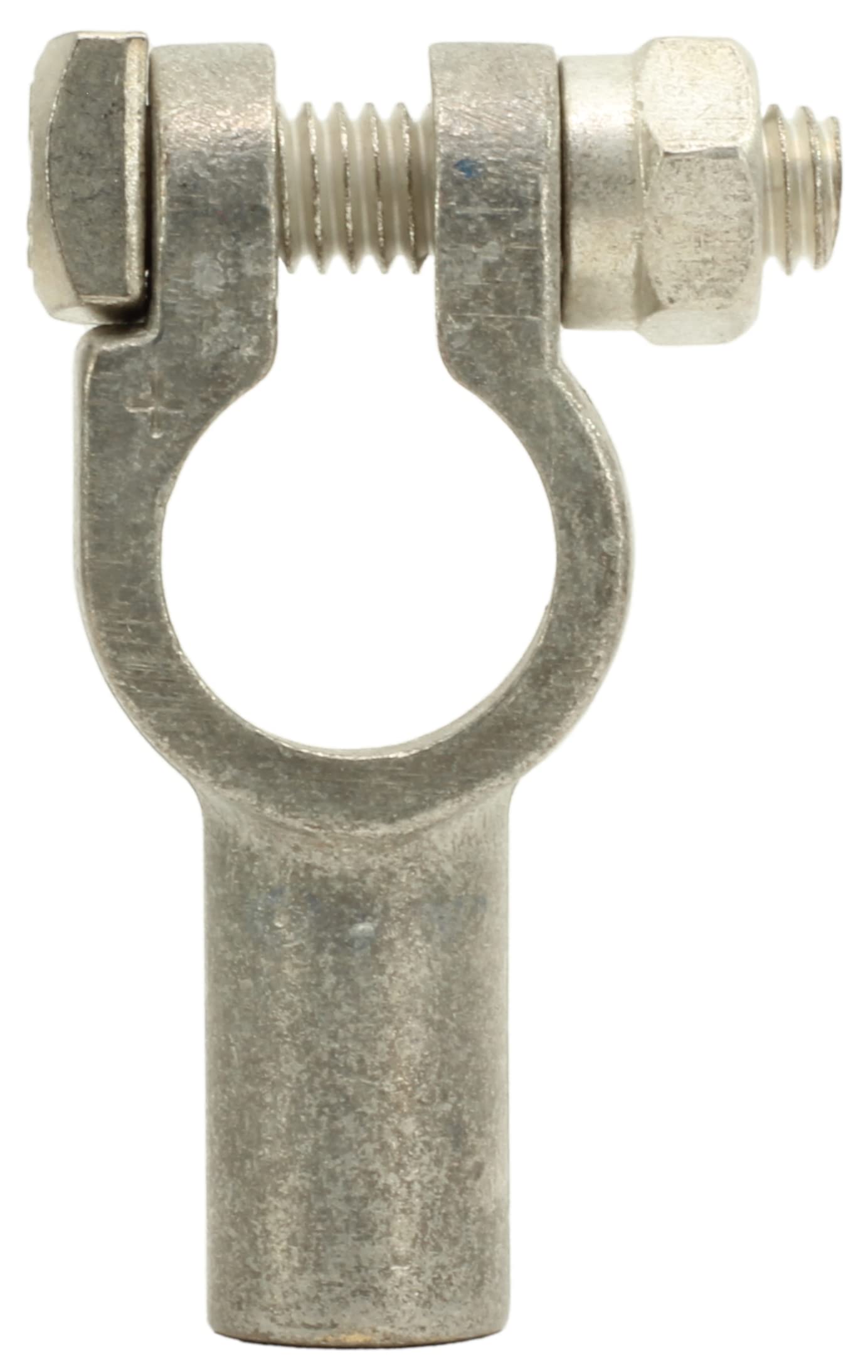 Fastronix Crimpless Top Post Terminal showing wire cut-and-strip insertion for a secure fit