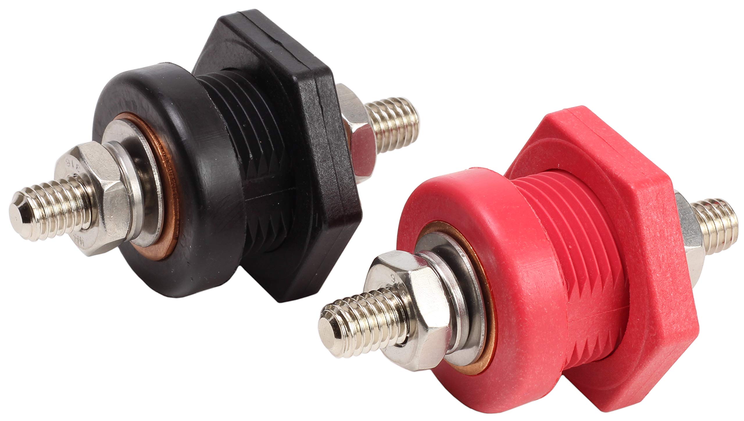 Fastronix Premium high current 3/8 inch thru-panel terminal stud enabling strong power connections