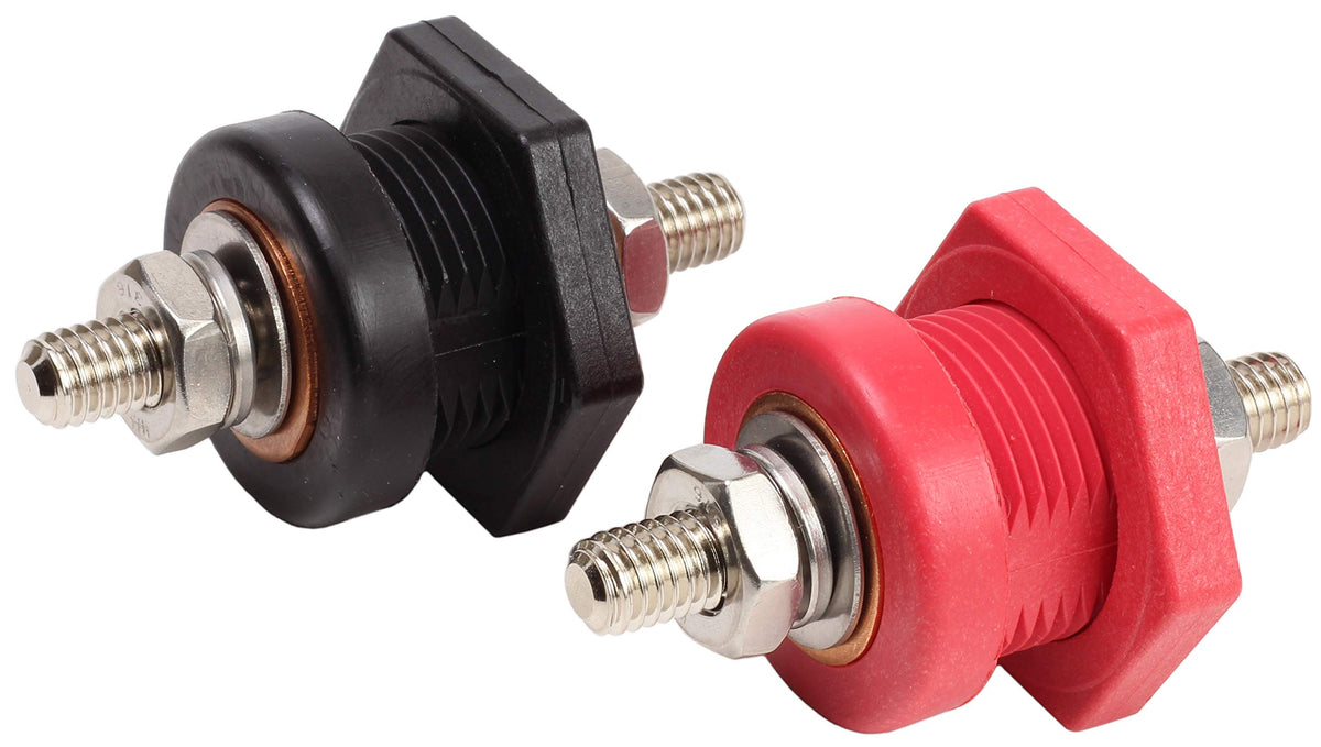 Fastronix Premium high current 3/8 inch thru-panel terminal stud enabling strong power connections