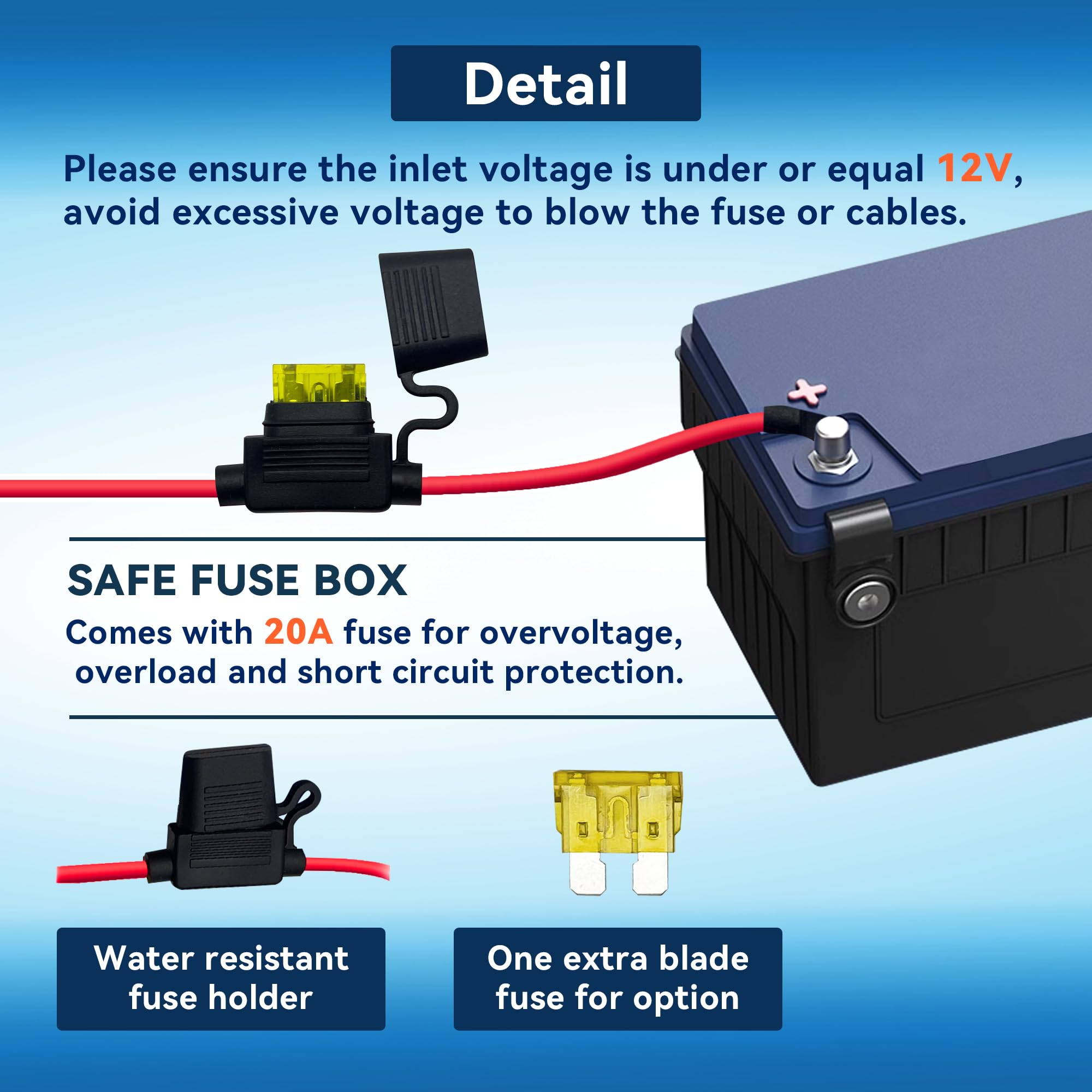 FASTSTORM 4-pin waterproof relay for robust, sealed electrical connections.