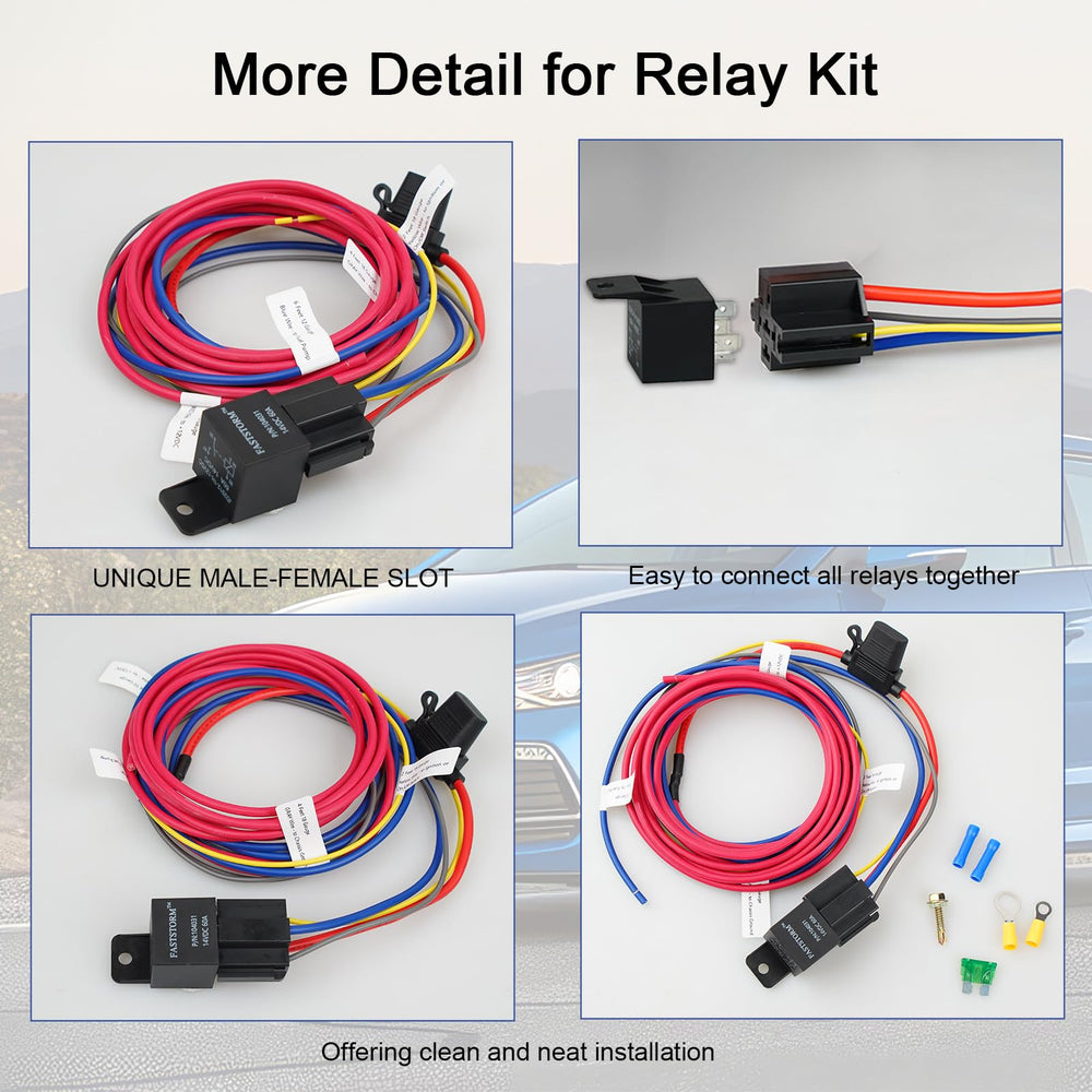 FASTSTORM color-coded wires simplify quick, accurate installation