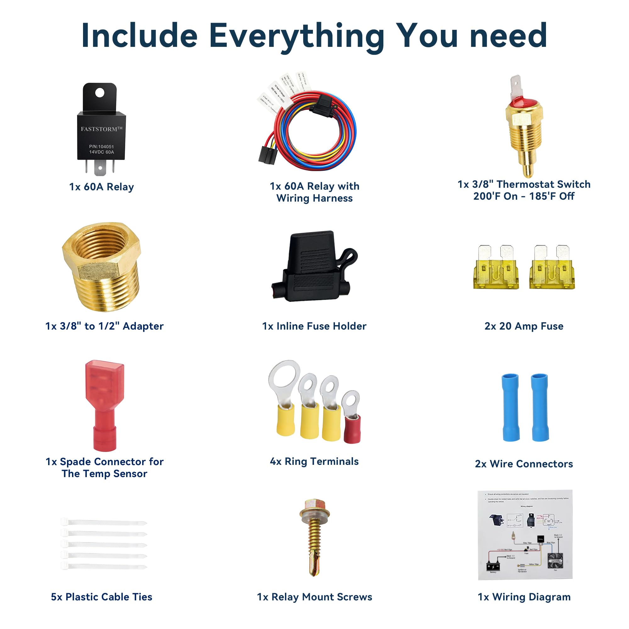 FASTSTORM engine‑area installation ready kit for simple maintenance and upgrades.
