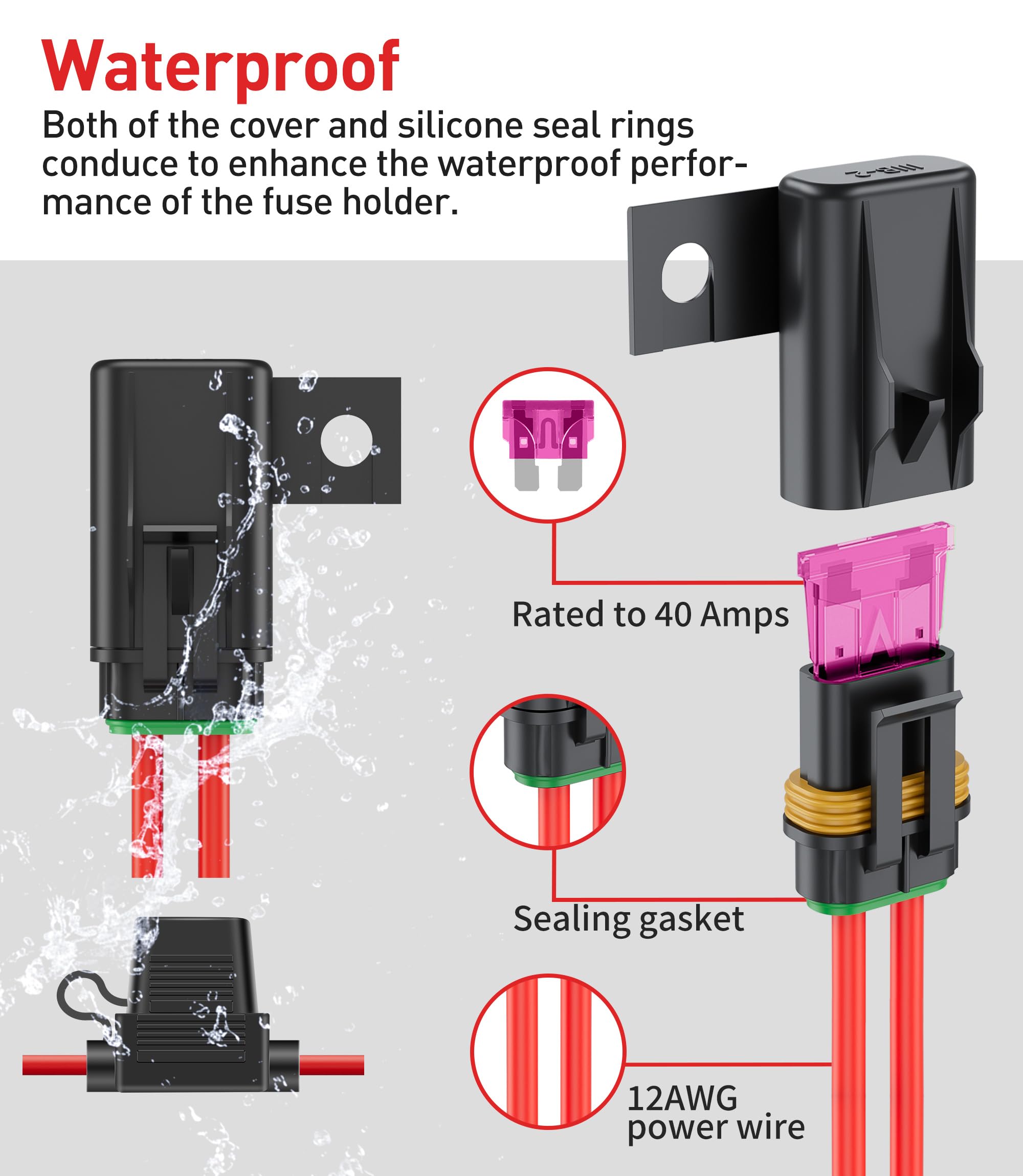 FASTSTORM relay harness and fuses ensuring reliable power management