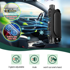 FastSun Mini three-speed control provides customizable cooling during car trips.