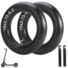 Fastvert 10x2.75-6.5 inner tube with CR202 angled valve for smoother rides.