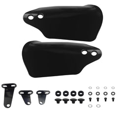 FATECIM Club Style handguards on Harley front view with wind protection for city rides