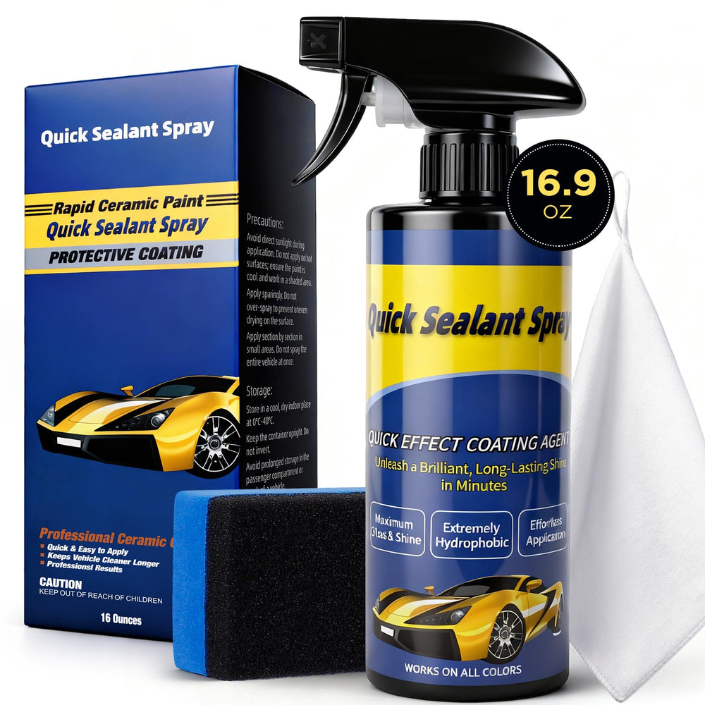 FAVIRZCE coating spray wax for car showing water beading and showroom gloss