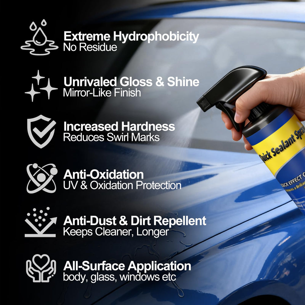 FAVIRZCE coating spray wax for truck enhances hydrophobic protection and deep gloss