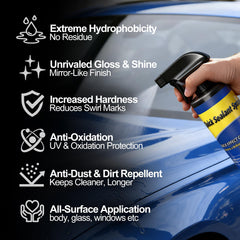 FAVIRZCE coating spray wax for truck enhances hydrophobic protection and deep gloss