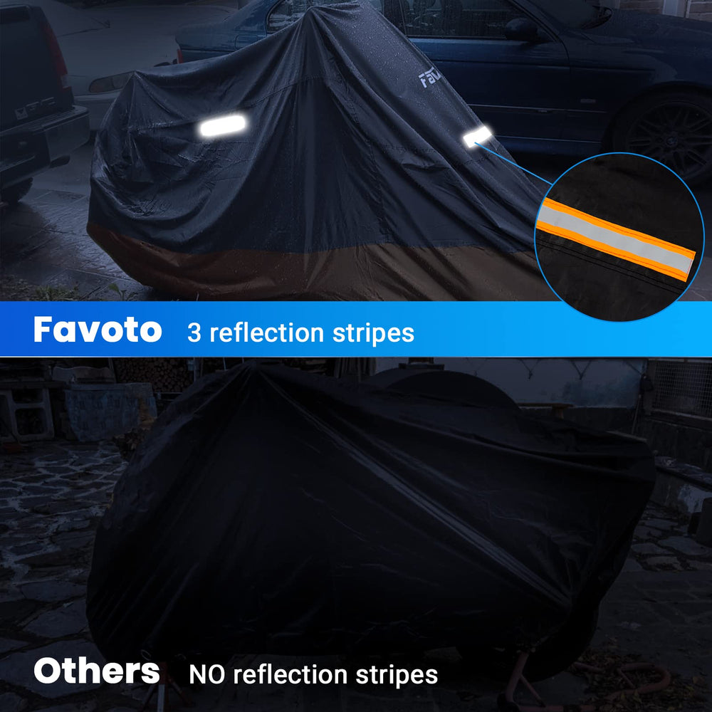 Favoto fabric close-up highlights robust 300D Oxford with silver coating.