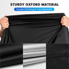 Favoto cover includes lock-holes and elastic bands to secure a stable fit.