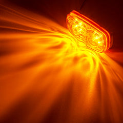 FBAAUKUS double-bubble tiger eye waterproof rectangular lens marker light.
