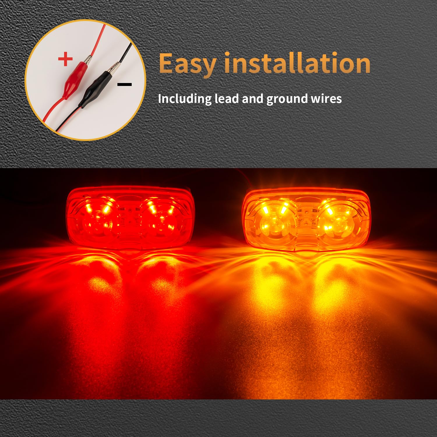 FBAAUKUS durable LED marker upgrade for heavy-duty vehicles.