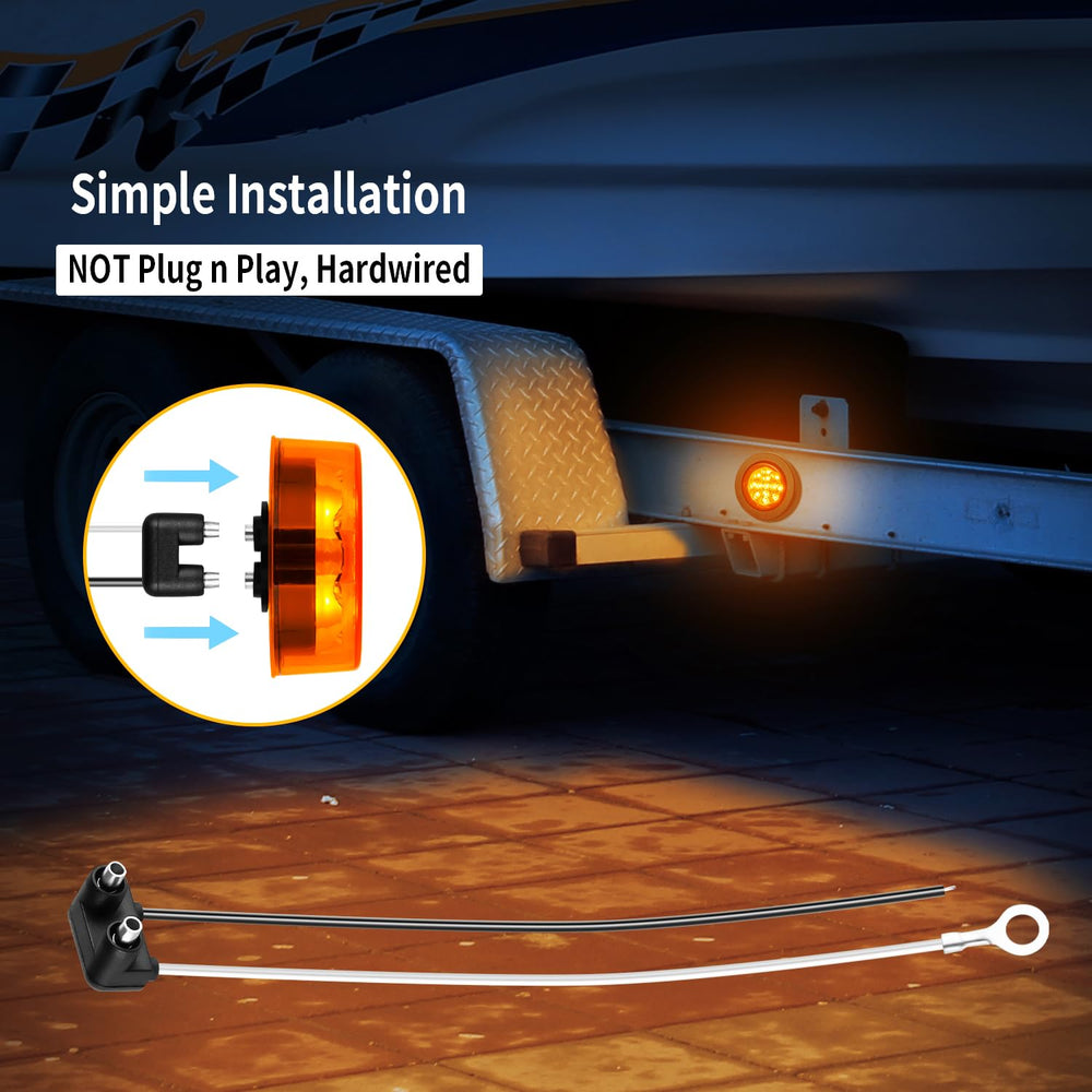 FBAAUKUS universal vehicle marker light for trucks, RVs, boats.