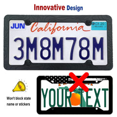FBJTDQ anti-rust screws ensure secure license plate mounting