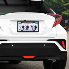FBJTDQ silicone matte black frame protects paint and reduces rattle