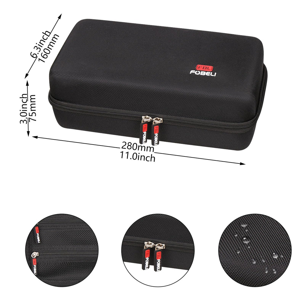FBLFOBELI Halo Bolt case includes a mesh pocket for accessories.