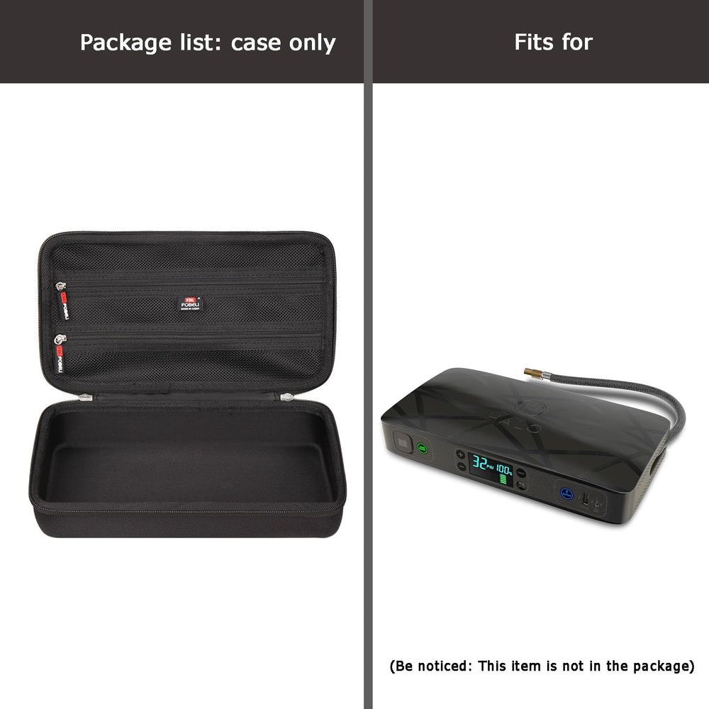 FBLFOBELI Halo Bolt case features a durable rubber handle.