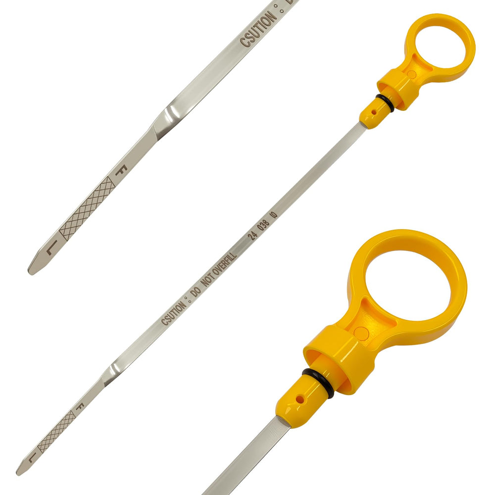 FBLOWMOD 2403810S dipstick body provides clear oil level reading.