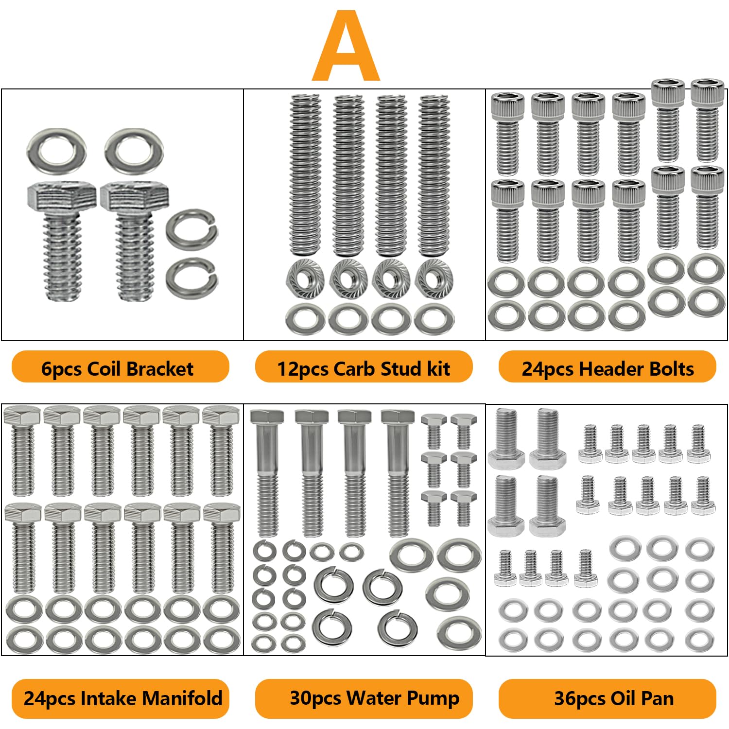 FBSCTMH bolt kit in box ready for organized, on-site engine work.