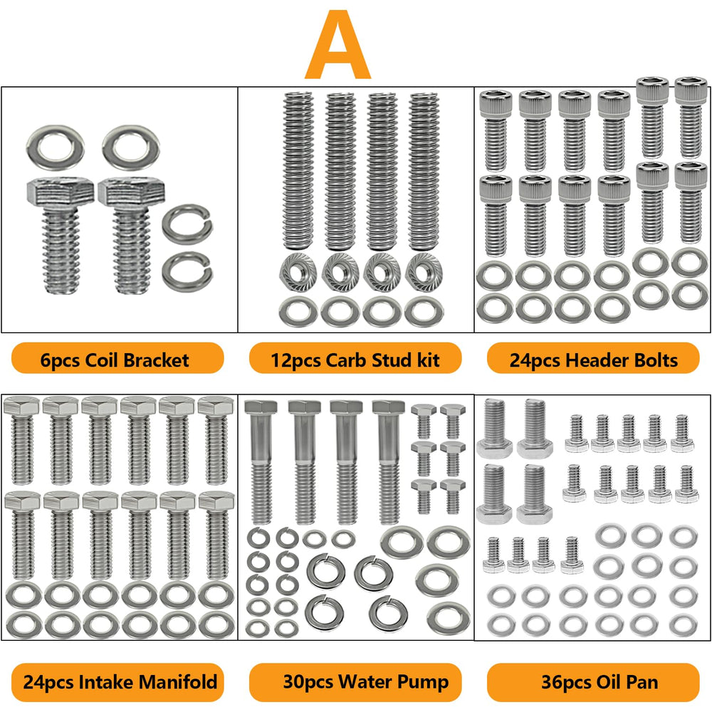 FBSCTMH bolt kit in box ready for organized, on-site engine work.