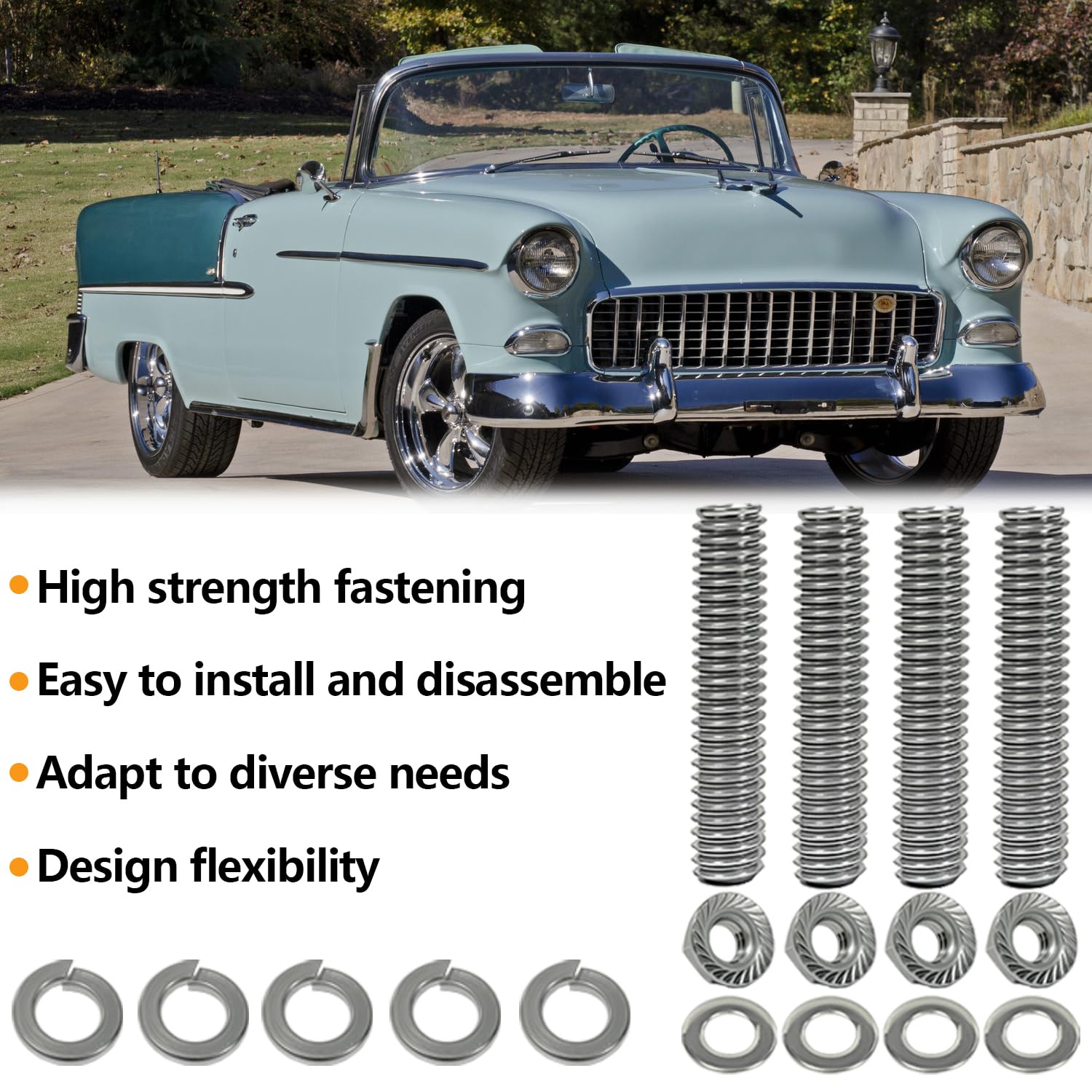 FBSCTMH rust-resistant fasteners in use indicate durable performance.