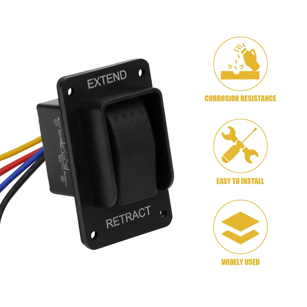FBULWSEC 387874 surface labeling EXTEND RETRACT facilitates quick operation.