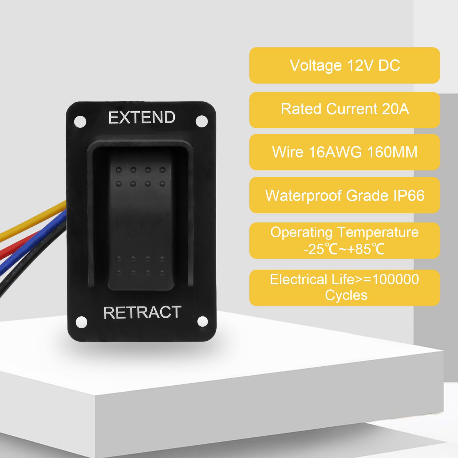 FBULWSEC 387874 extended retraction feature aids precise height adjustment on uneven terrain.