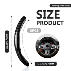 FDCTSD carbon fiber cover with segmented design for tool-free installation