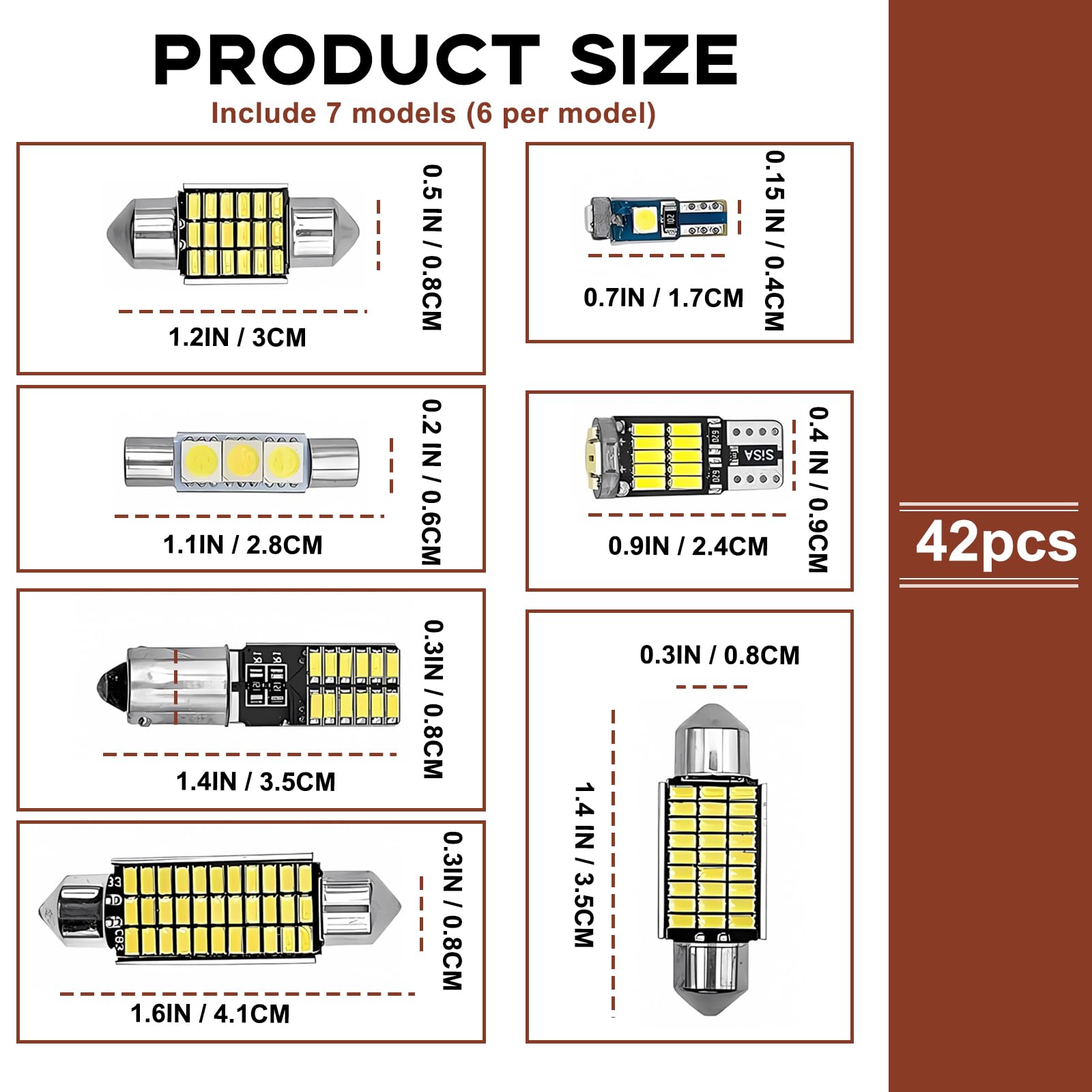 FDCTSD interior light kit 31mm festoon for improved map lighting