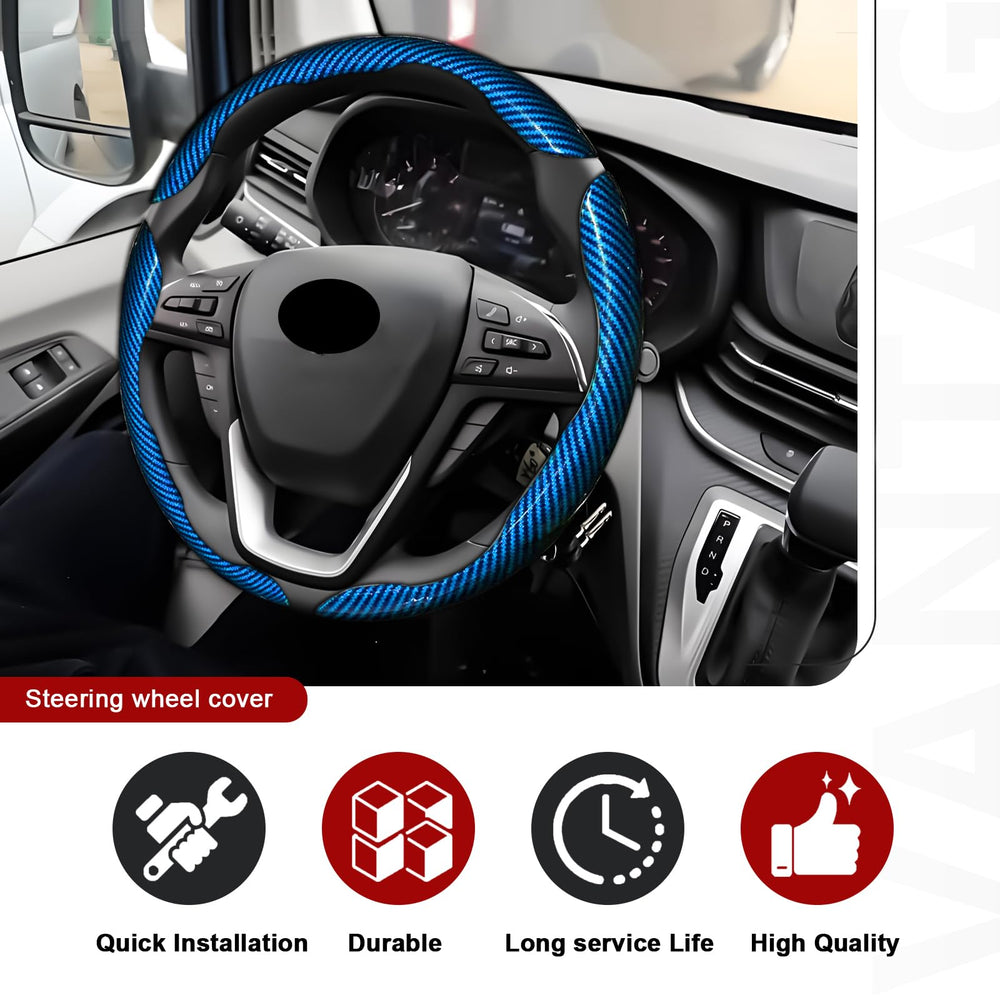 FDCTSD comfortable grip steering wheel cover reduces fatigue during drives