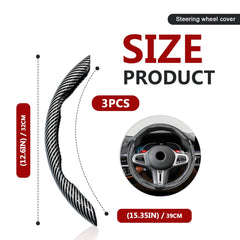 FDCTSD steering wheel cover anti-slip close-up highlights secure grip