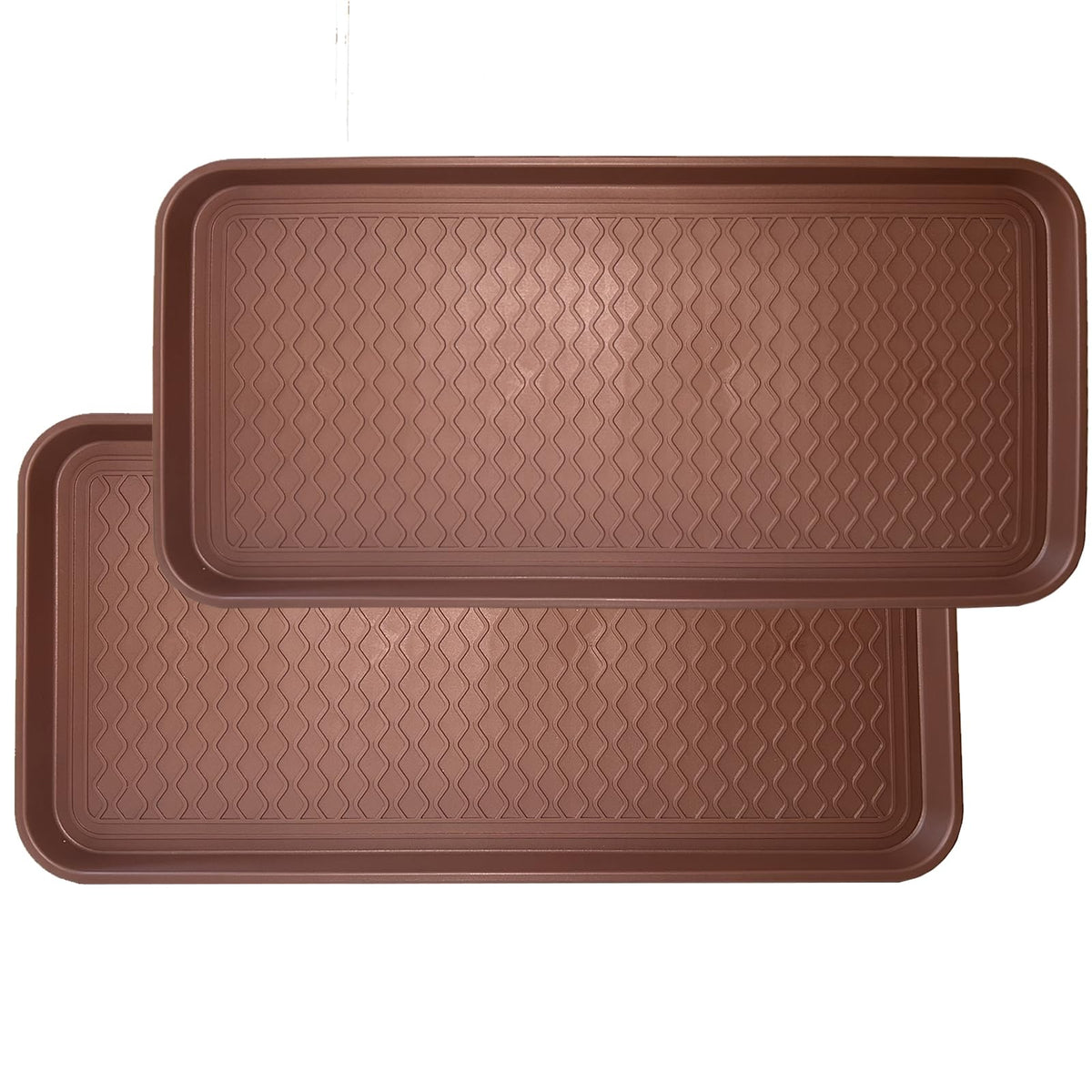 FDGARDEN boot tray 2-pack front view keeps entryway dry