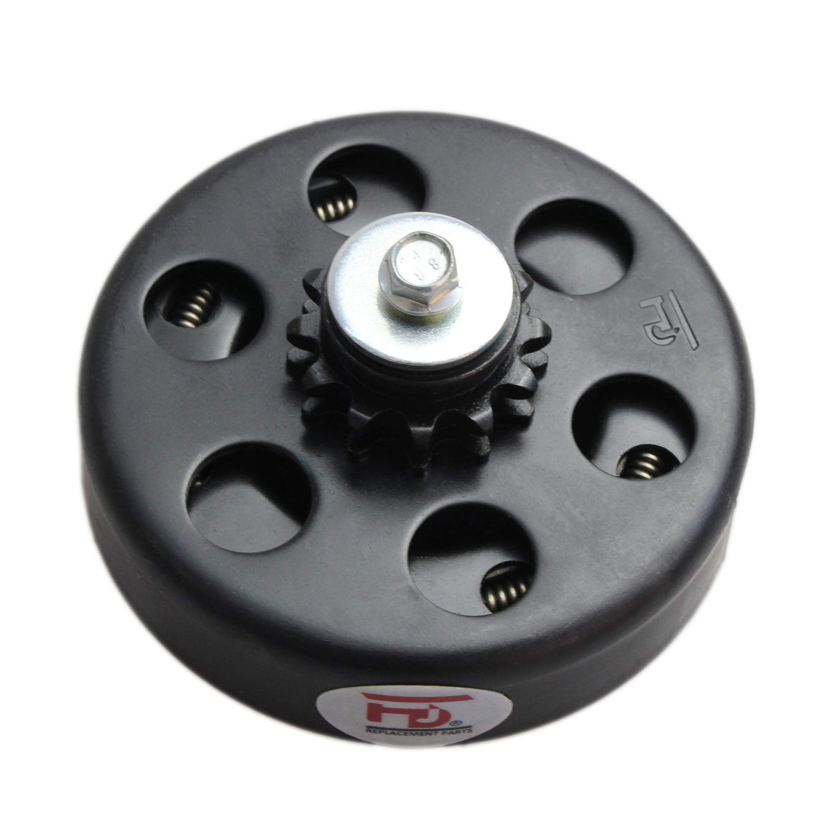 FDJ centrifugal clutch 12T with 5/8 inch bore for reliable go-kart performance.