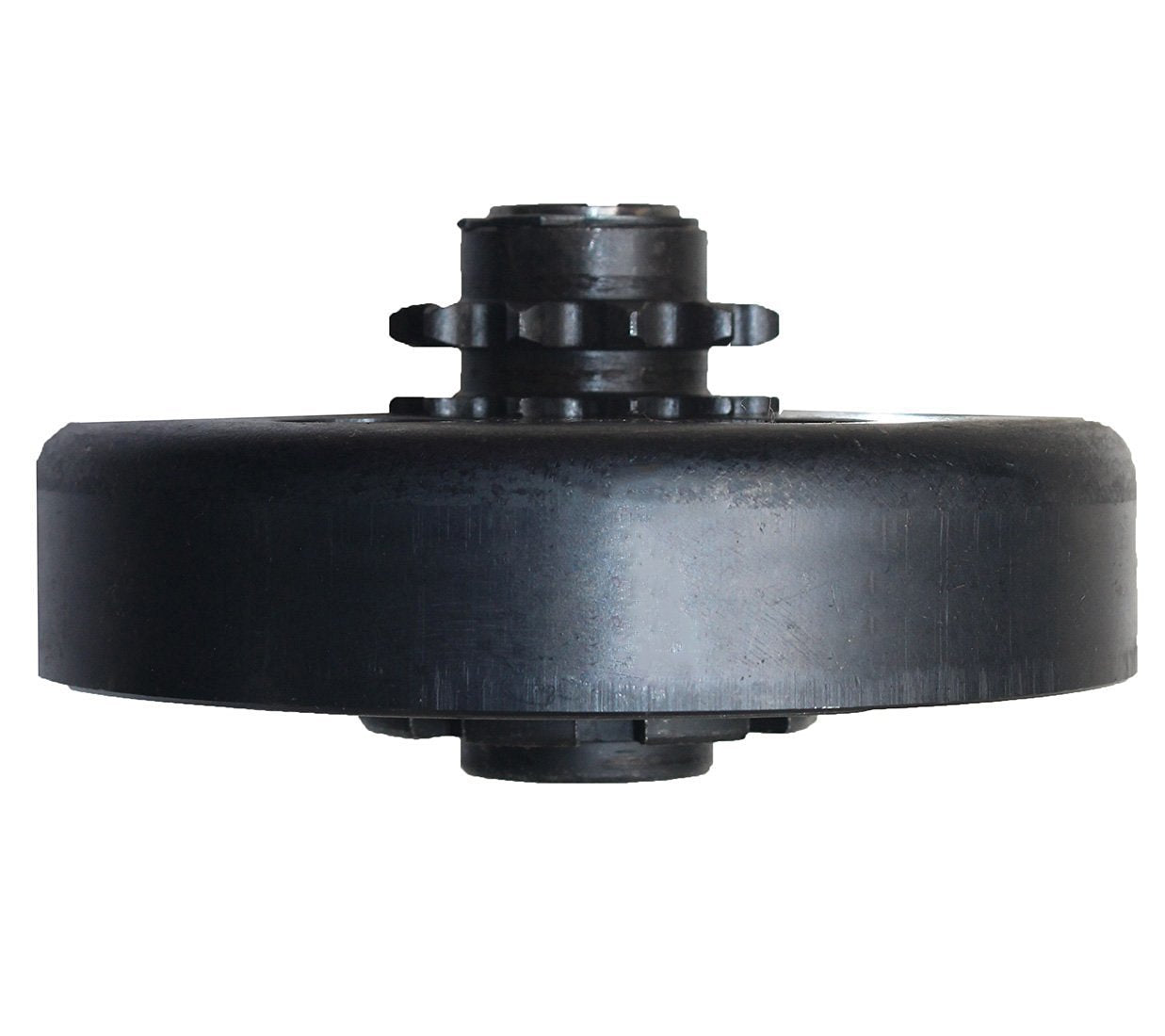 FDJ go-kart mini bike clutch installed on crankshaft for improved heat resistance