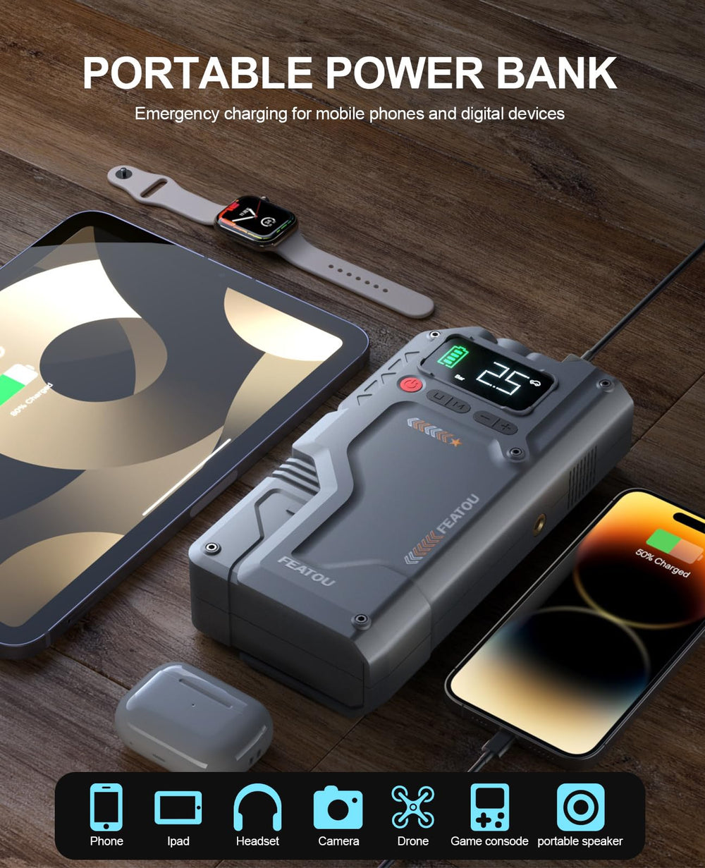 Featou 350 lumen LED flashlight illuminates roadside scenes