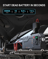 Featou 5-in-1 device shown as jump starter and portable power bank