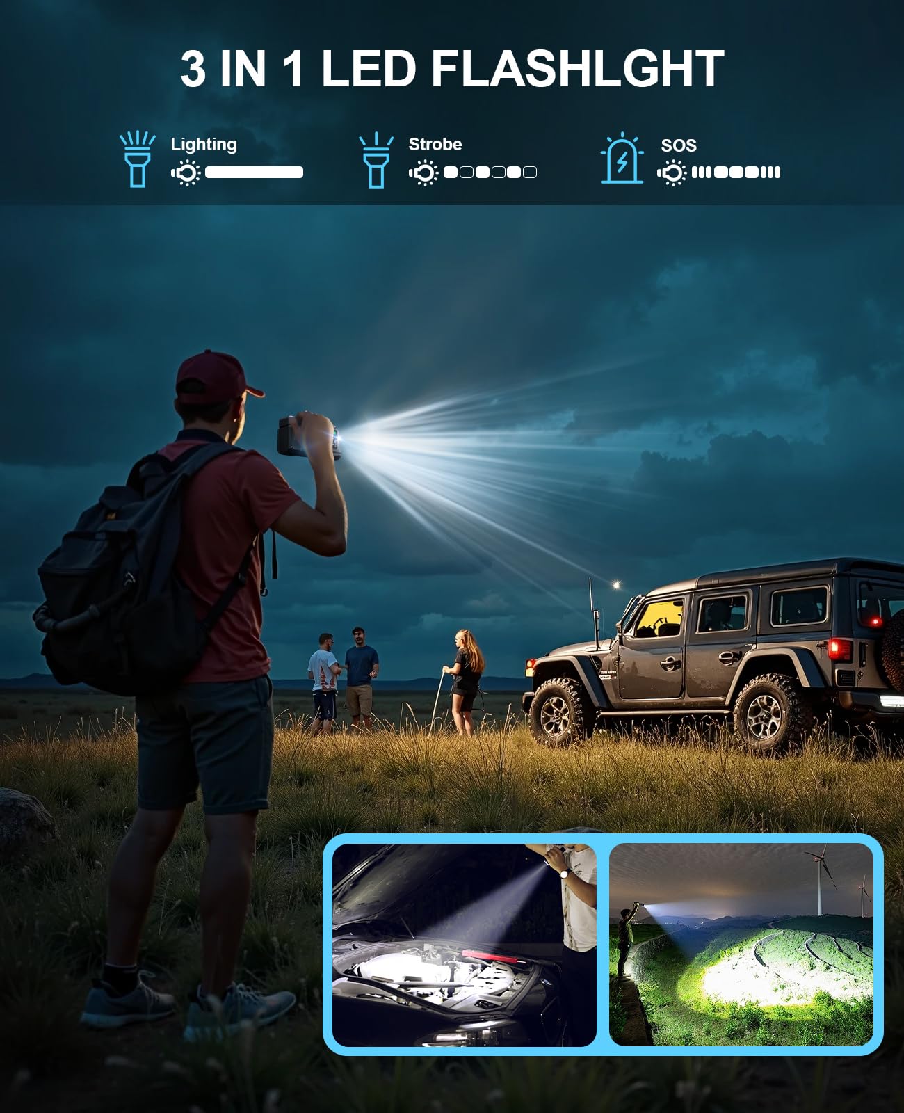 Featou portable power bank charging a smartphone during an emergency
