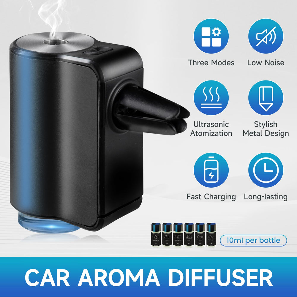 Featwell air freshener vent-clip attachment for quick, tool-free installation in any car.